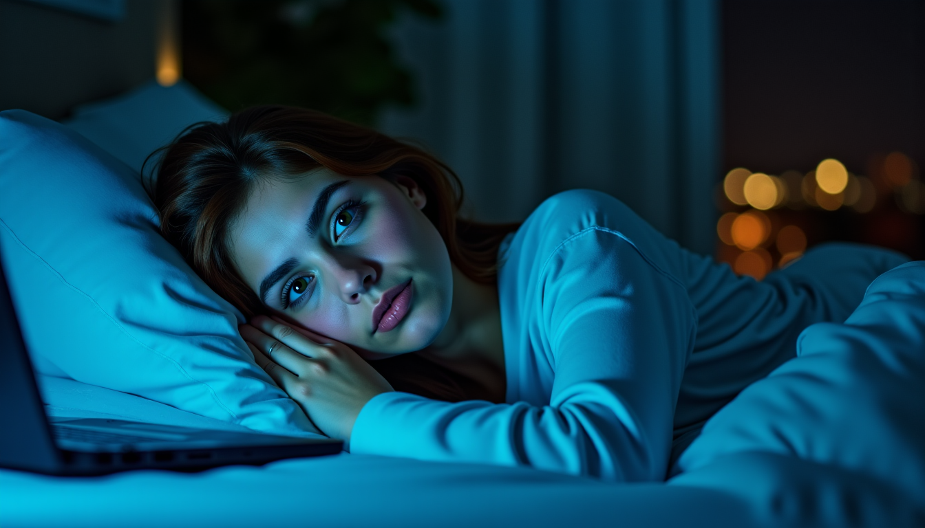 Illustration : la pollution lumineuse constitue un fléau moderne pour — je me réveille plusieurs fois par nuit ? les 5 causes fréquentes