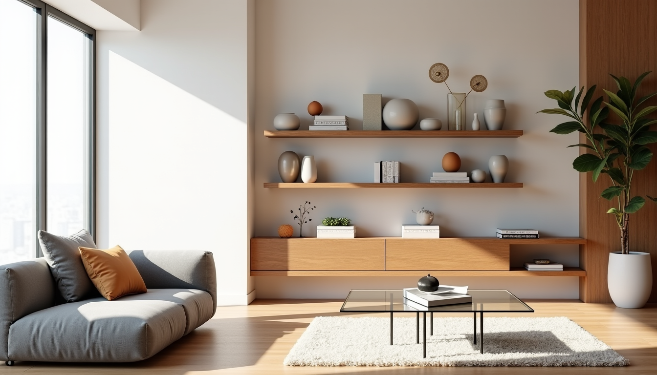 Illustration : variez les hauteurs des objets décoratifs par groupes — secrets cachés de la décoration intérieure moderne