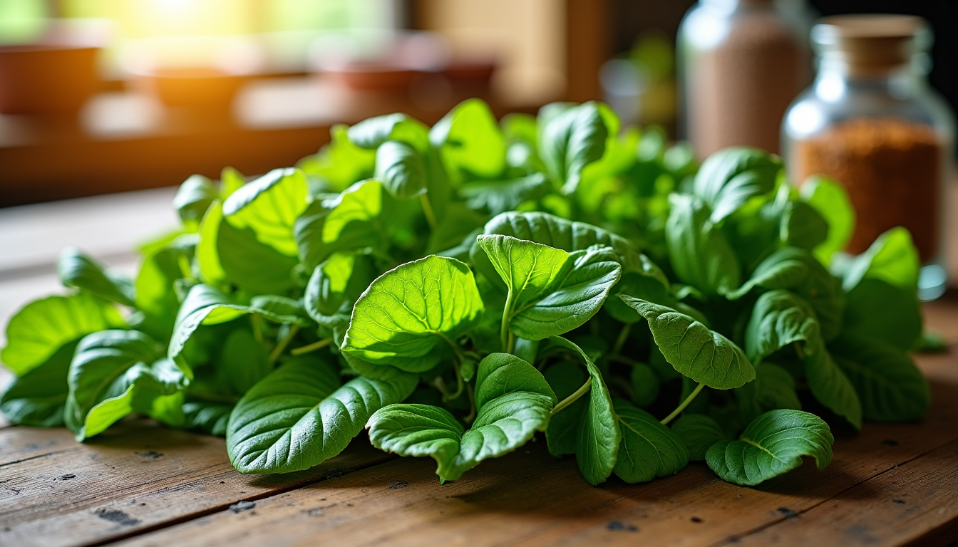 détox naturelle : le guide complet pour nettoyer ton corps efficacement — les légumes verts à feuilles – épinards, roquette,