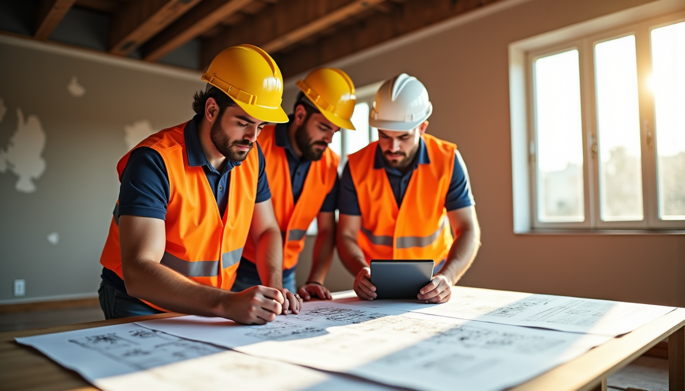 Illustration : visitez régulièrement le chantier, prenez des photos, vérifiez — rénovation maison : par où commencer ? le guide complet