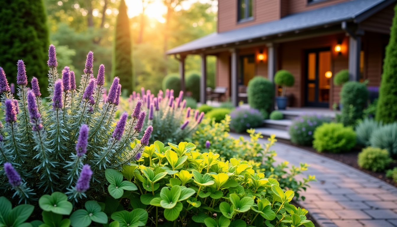 Illustration : les feuillages méritent autant d'attention que les fleurs. — harmonie naturelle : maison et jardin en parfaite symbiose