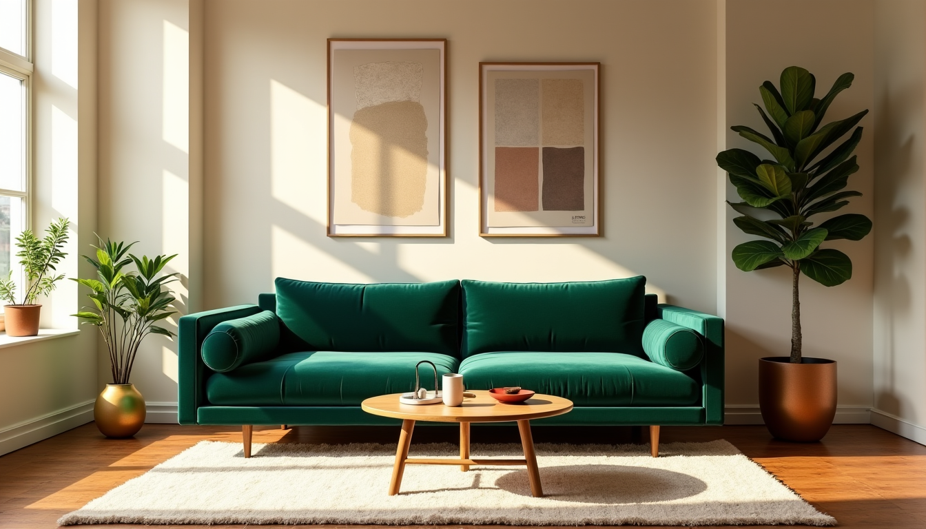 l'essentiel pour une déco intérieure élégante et moderne — mélanger les textures crée un intérêt visuel sans