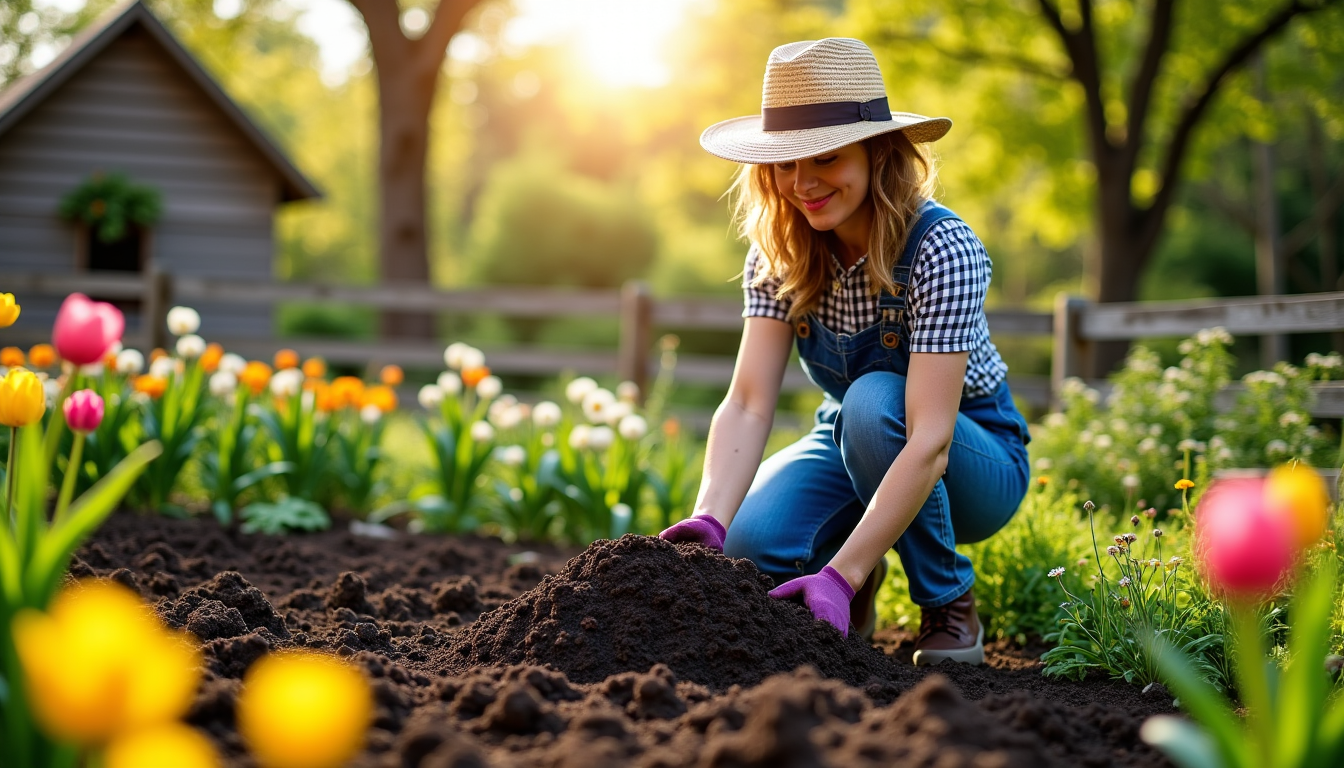 Illustration : épandez ce compost au printemps et à l'automne, — 3 astuces pour un jardinage efficace et facile