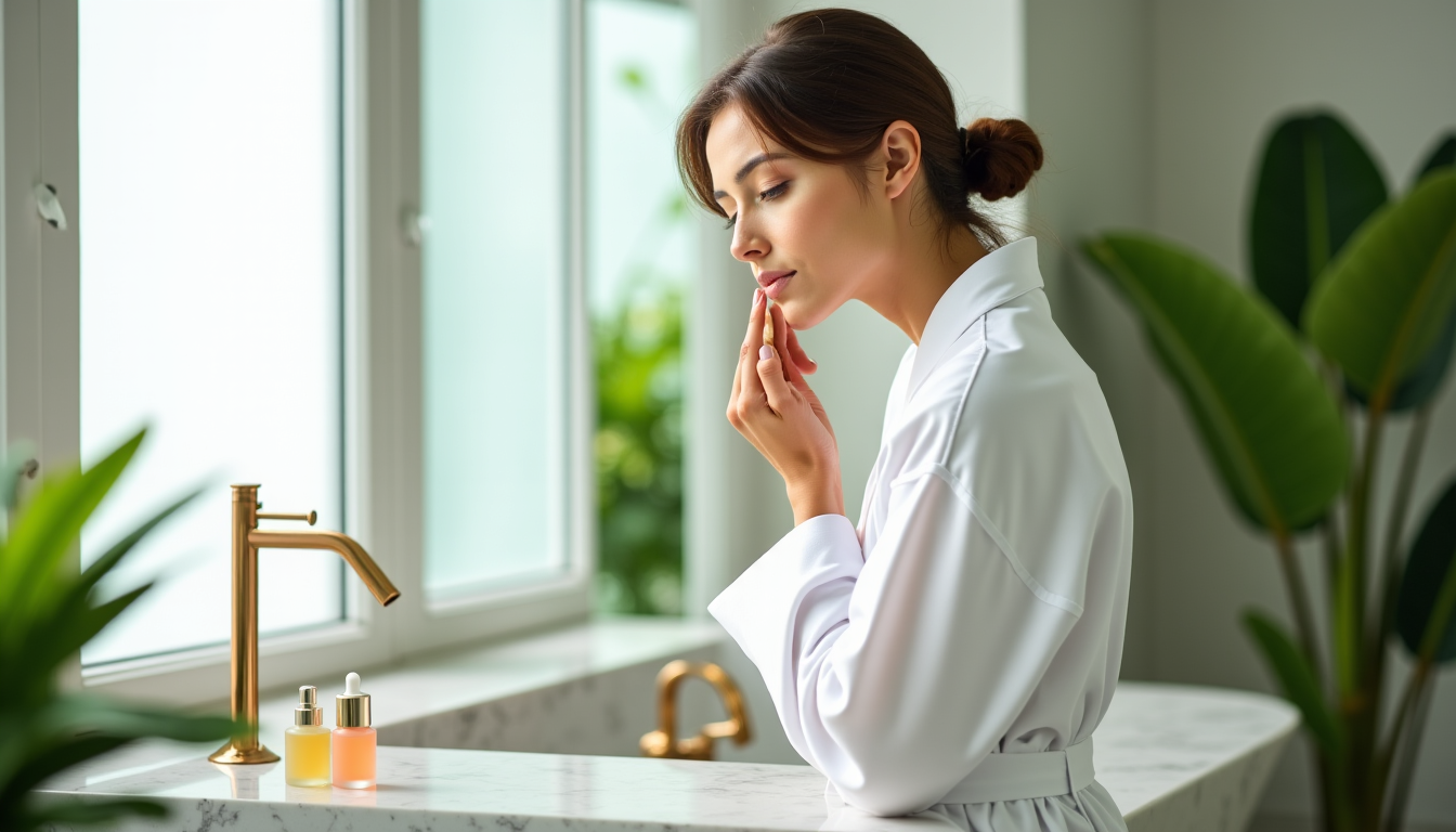 Illustration : attendez 60 secondes entre chaque couche de produit. — secret cache votre routine beauté quotidienne ?