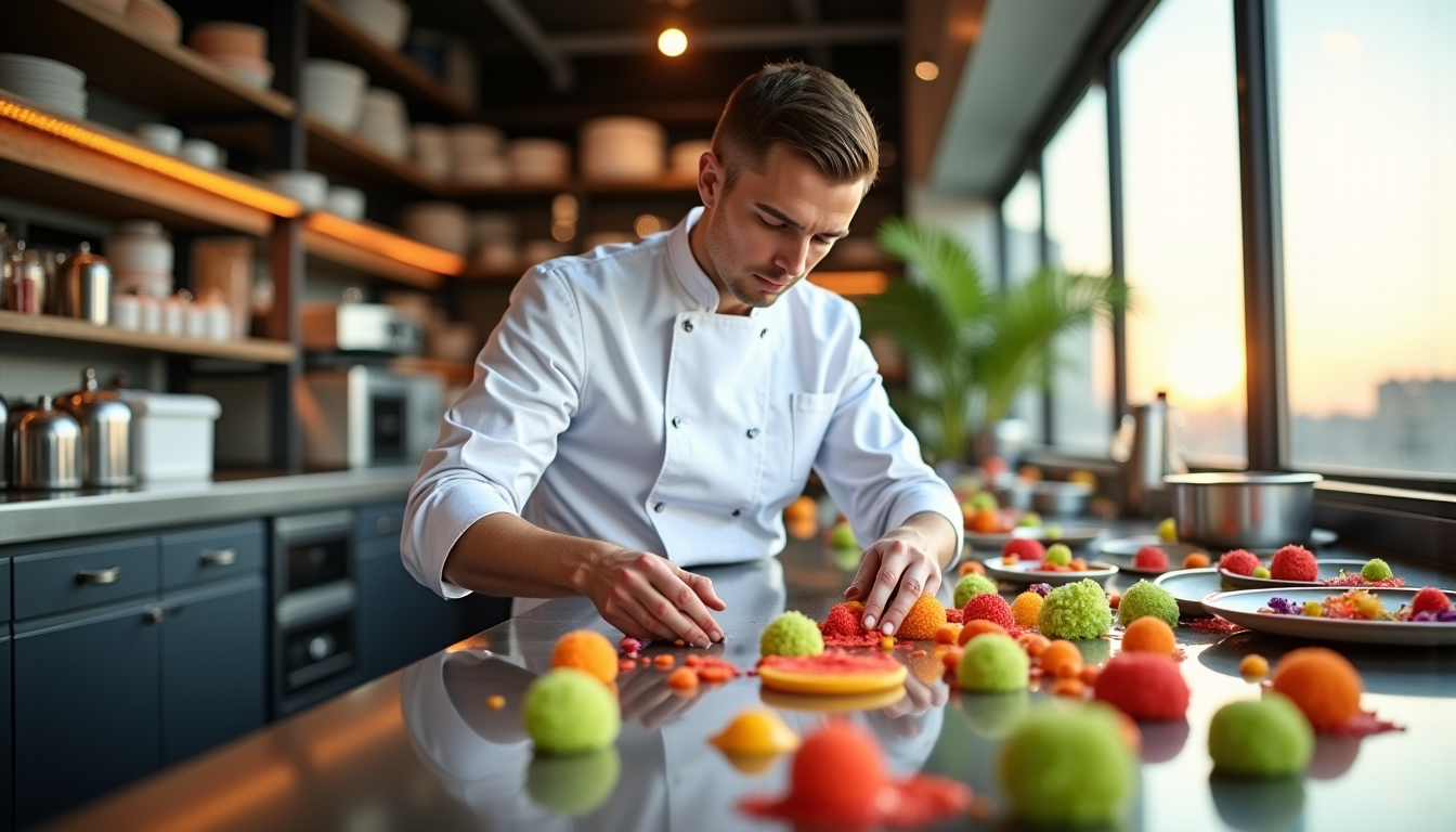 Illustration : cette maturation témoigne d'une discipline qui dépasse le — est l'avenir de la cuisine moléculaire ?