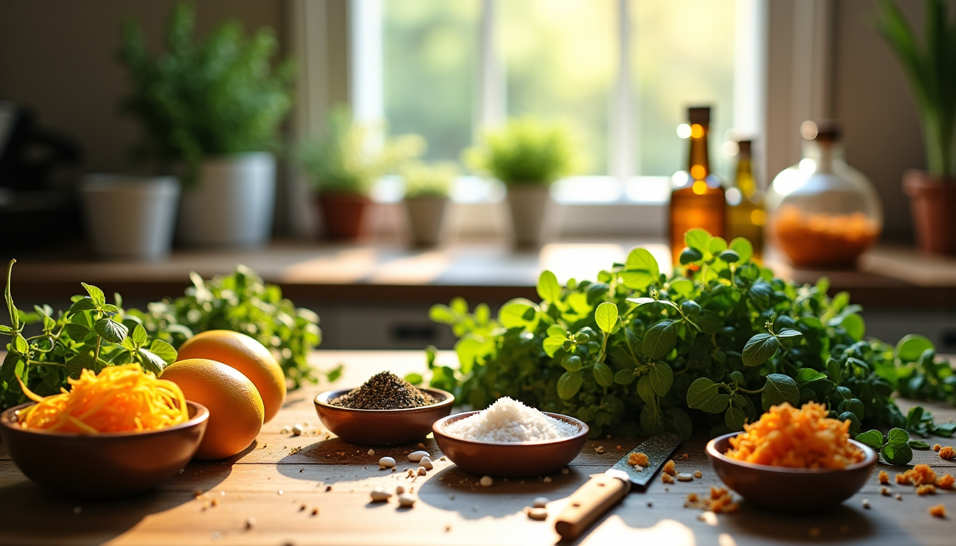 Illustration : , estragon au service : fleur de sel, — secrets d'une cuisine maison pleine de saveurs