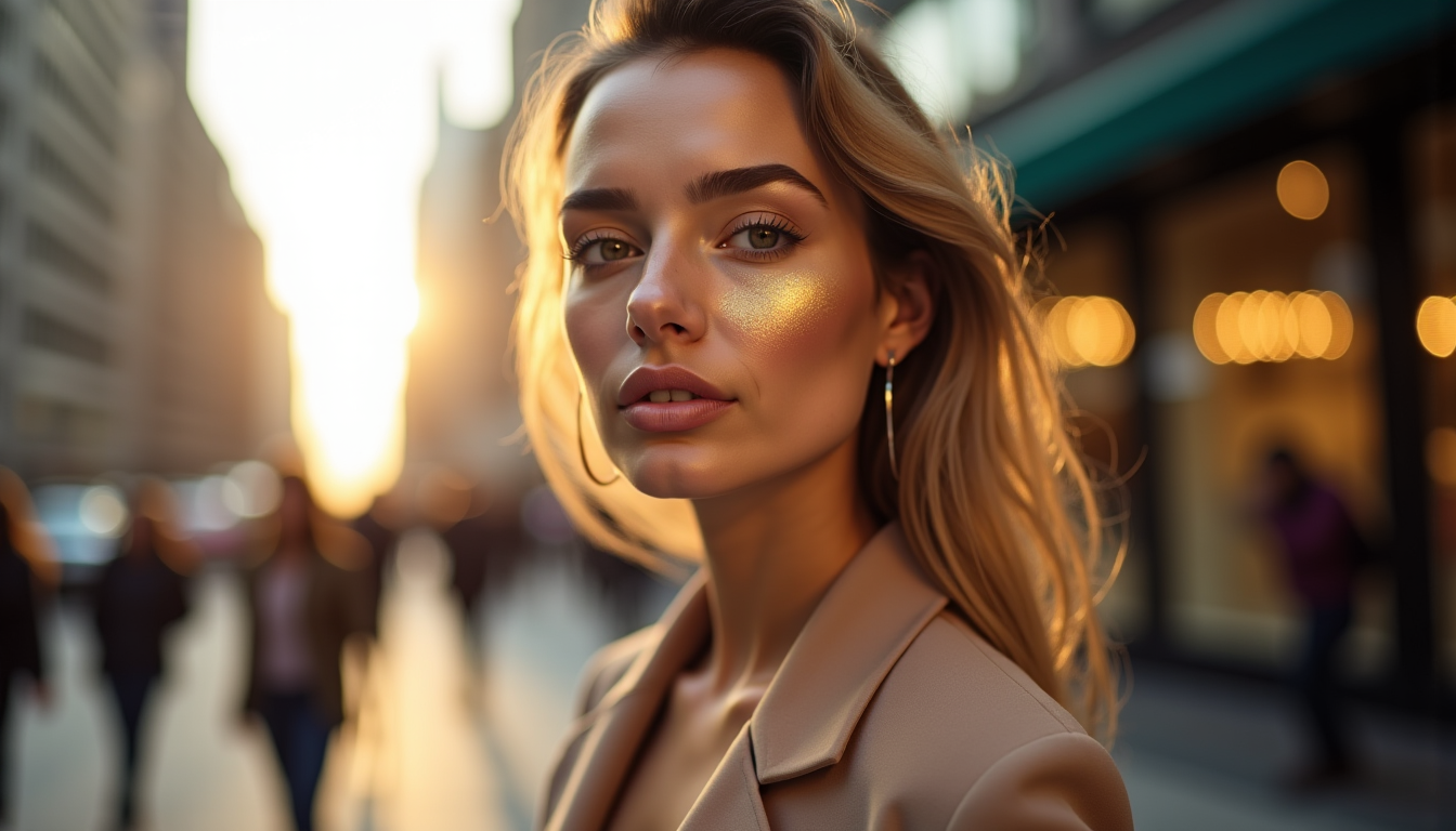 sublimez votre style avec des astuces beauté inattendues — tes hautes enlumineur doré lift instantané centre des