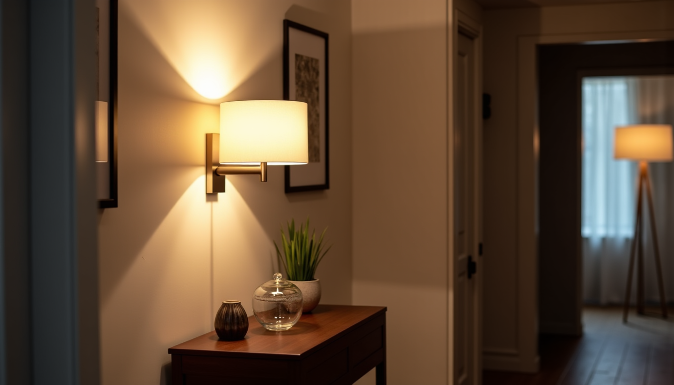 ce que vous devriez changer chez vous pour plus de confort — une applique murale ou une lampe sur console