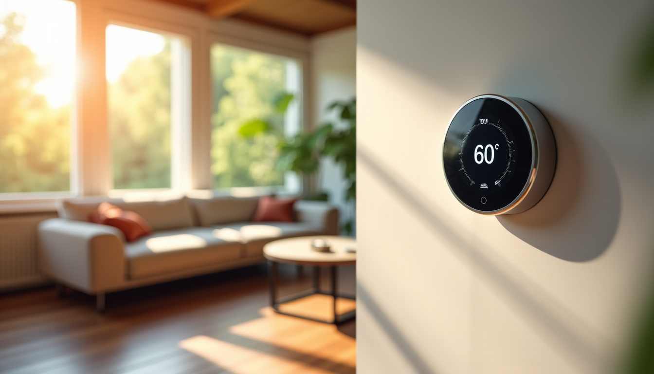 Illustration : la température de consigne joue un rôle déterminant. — chauffage, clim, éclairage : où se cachent les vraies dépenses ?