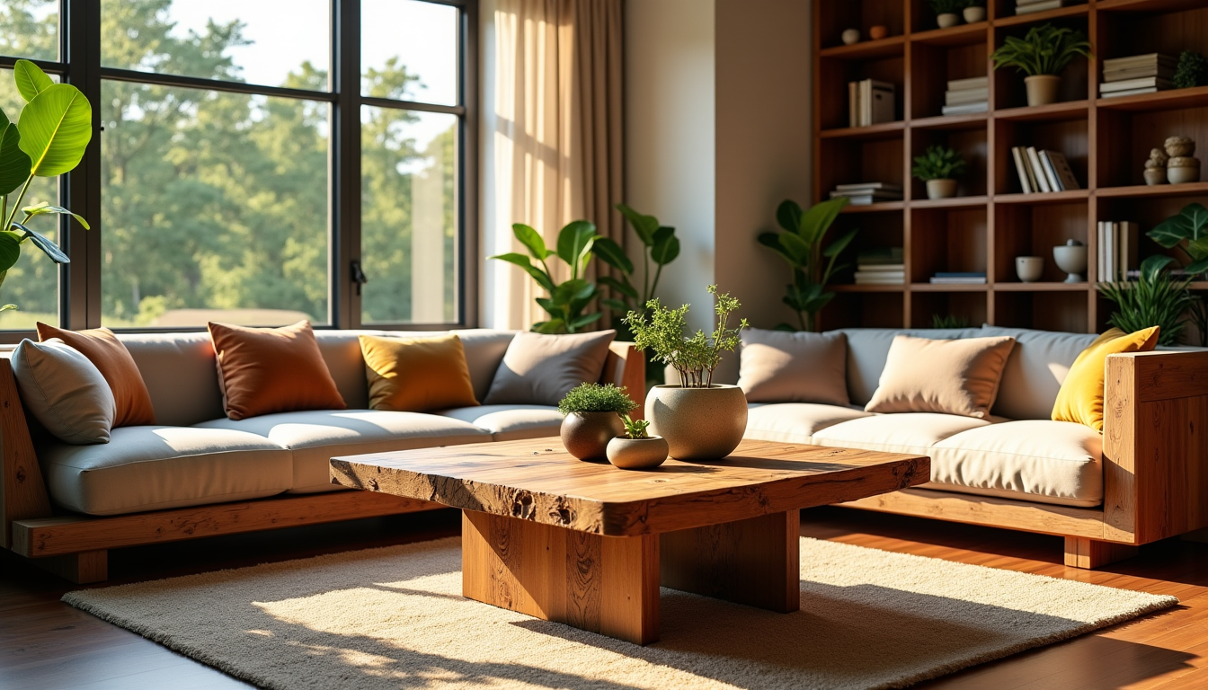Illustration : les meubles en bois recyclé ou certifié fsc — solutions concrètes pour adopter une maison plus écologique