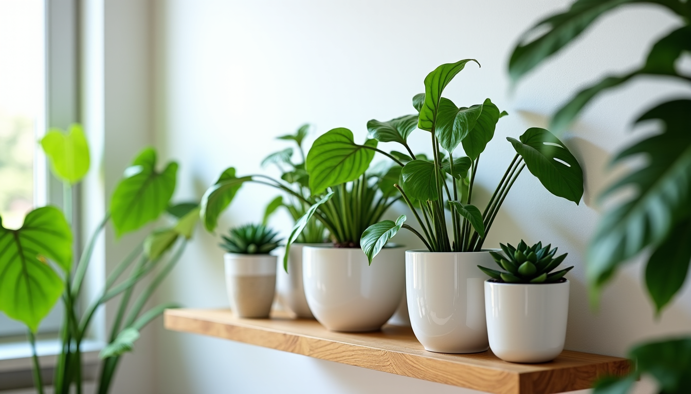 conseils pour disposer les plantes à l'intérieur — le principe du nombre impair fonctionne remarquablement bien