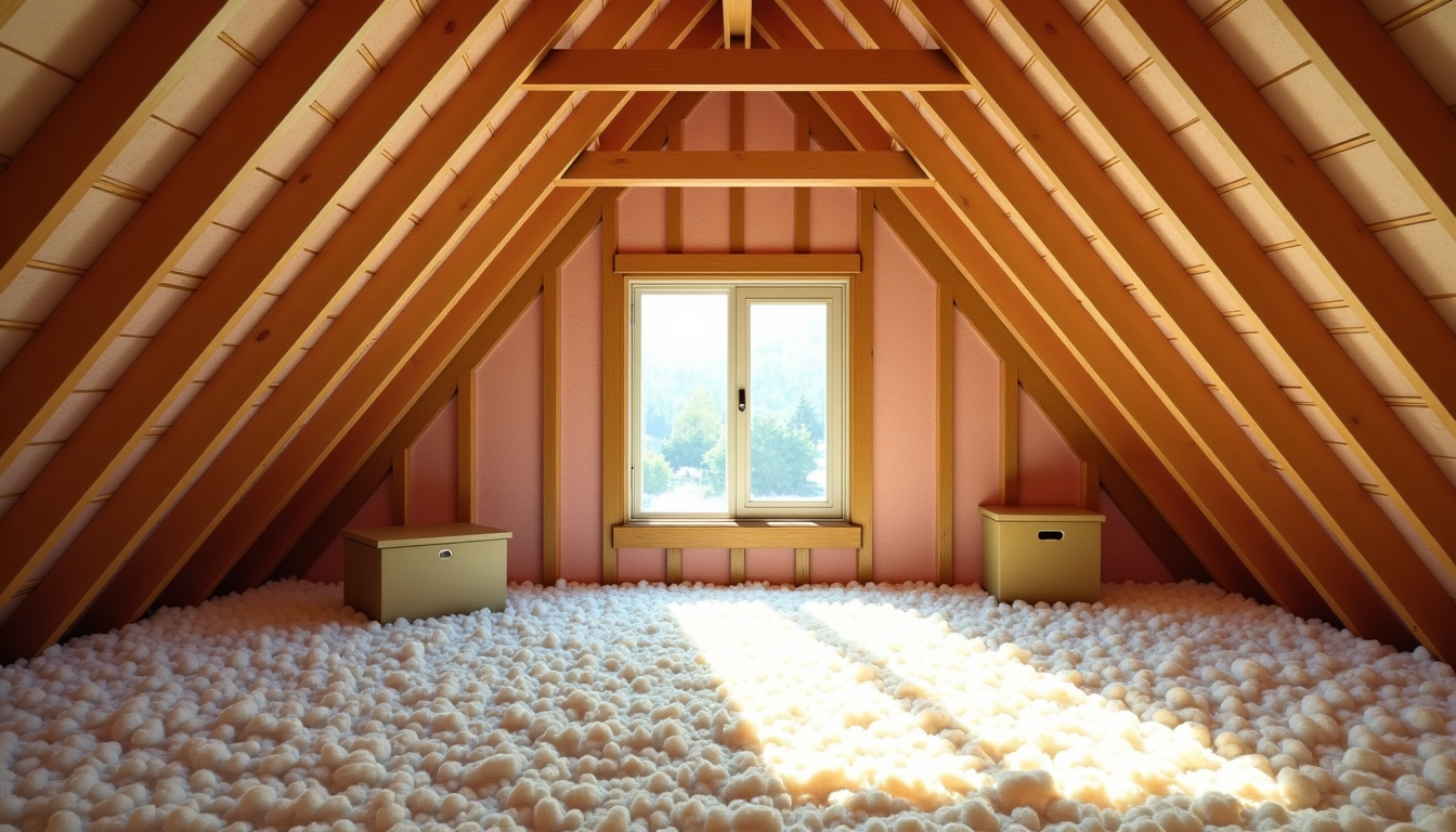 isolation des combles : comment réduire votre facture de chauffage de 30 % ? — l'isolation est généralement posée sous les rampants de