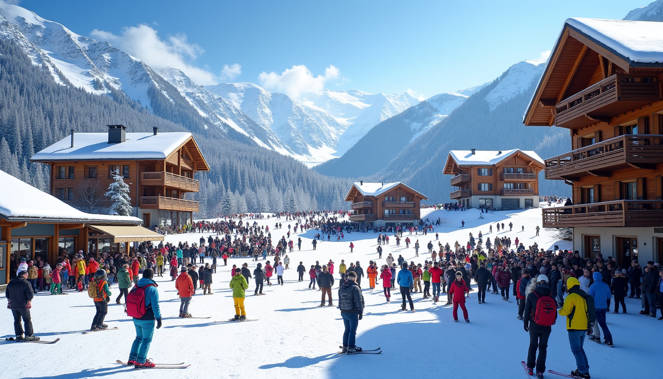 Illustration : la clusaz est également réputée pour ses événements — plus belles stations de ski des alpes : entre luxe, sport et authenticité