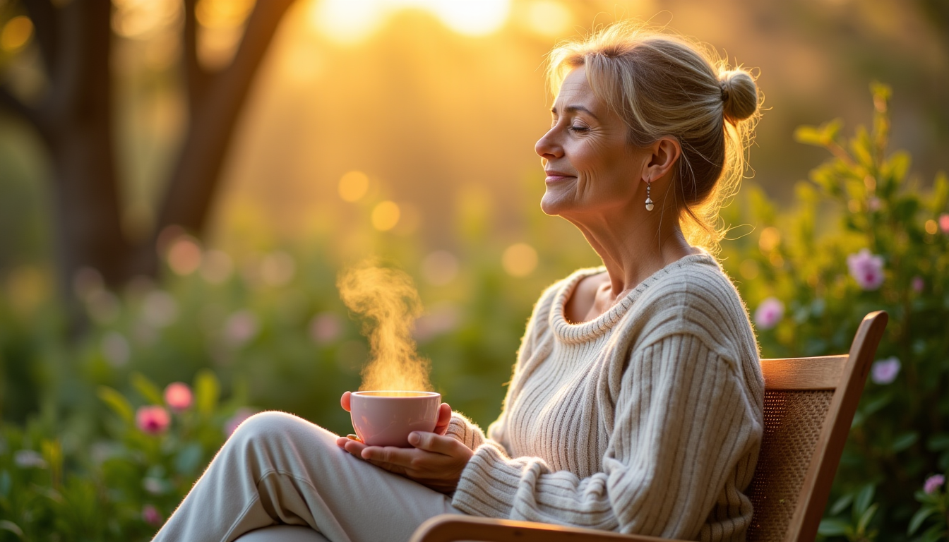 Illustration : ournissent des informations claires sur leurs processus de — retrouver la sérénité : l'ashwagandha contre le stress et l'anxiété de la ménopause