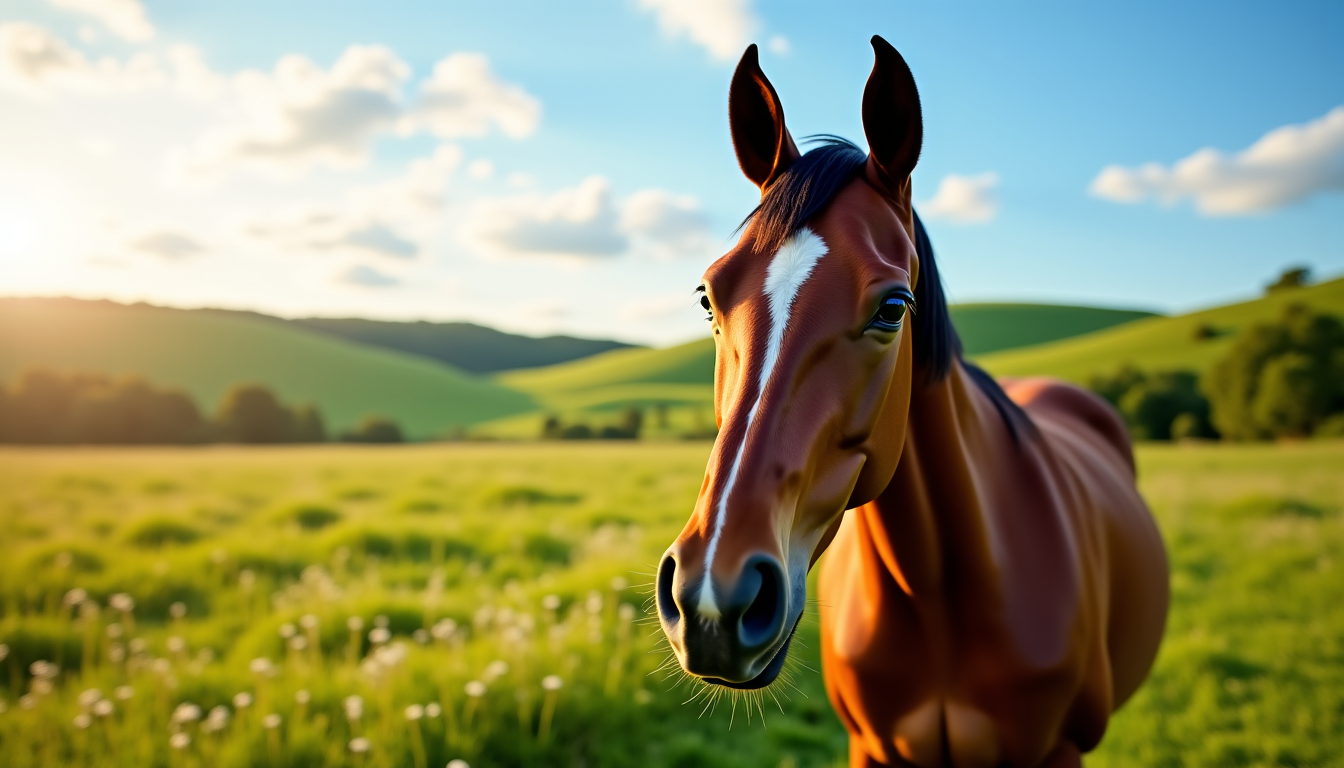 Illustration : lorsque vous avez identifié des signes de stress — signes de stress chez le cheval et comment réagir