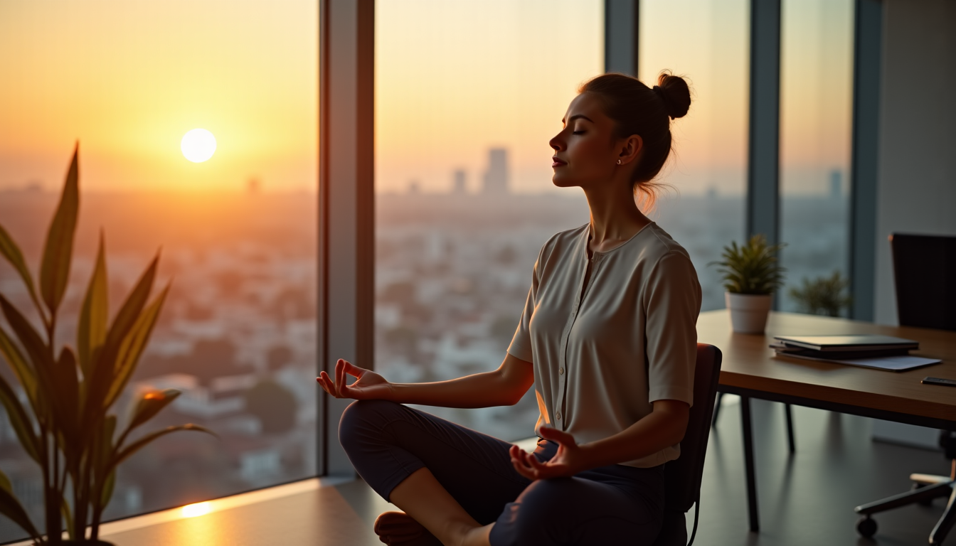 Illustration : intégrer ces pauses délibérément dans votre emploi du — stress quotidien : techniques simples pour retrouver le calme