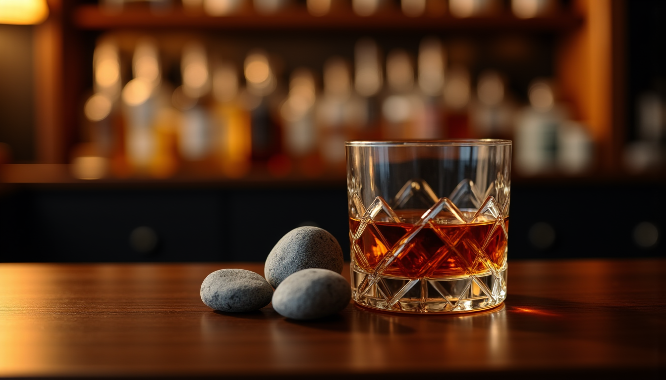 Illustration : cette polyvalence en fait un accessoire de choix &mdash; utiliser une pierre &agrave; whisky ?