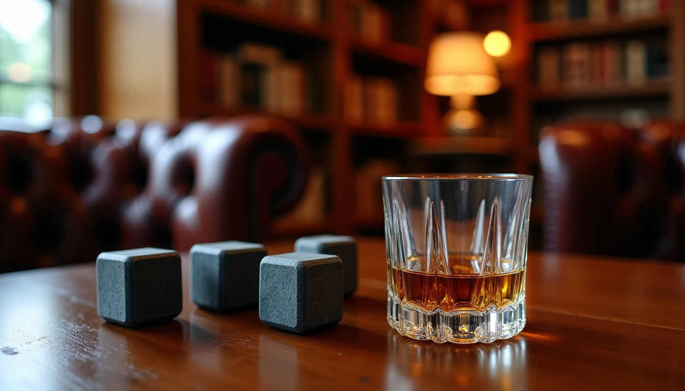 utiliser une pierre &agrave; whisky ? &mdash; enfin, l'aspect esth&eacute;tique et sensoriel ne doit pas