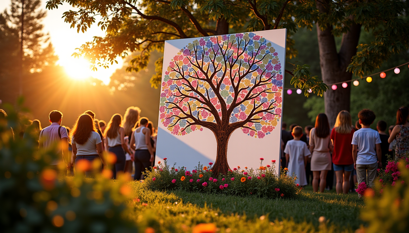 Illustration : n valeur de l'œuvre terminée. préservation et affichage — arbres à empreintes sont-ils toujours à la mode ?