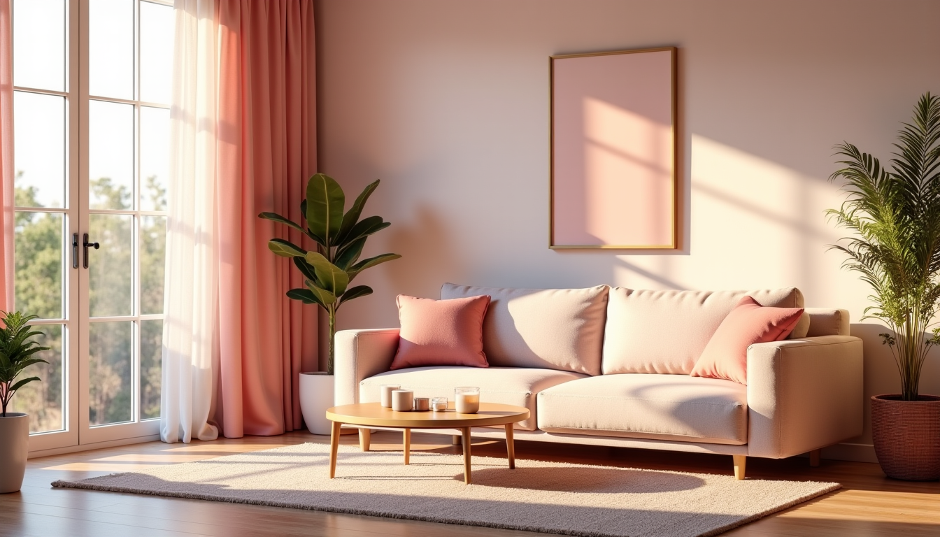 votre décoration influence votre bien-être : nos conseils pour un intérieur zen — rose poudré douceur, réconfort, tendresse.