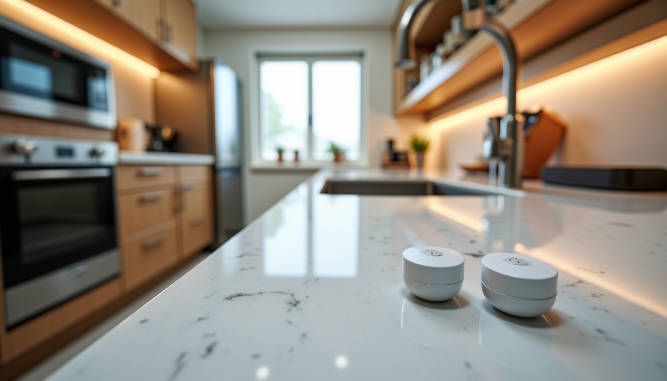 Illustration : des détecteurs de fuite d'eau peuvent être placés — maison connectée : comment sécuriser votre foyer avec les objets intelligents ?