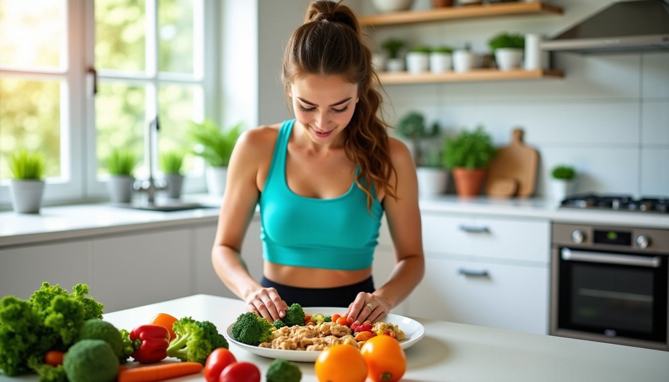 Illustration : l'organisation est un atout majeur pour maintenir une — alimentation et sport : comment équilibrer son assiette sans se priver ?