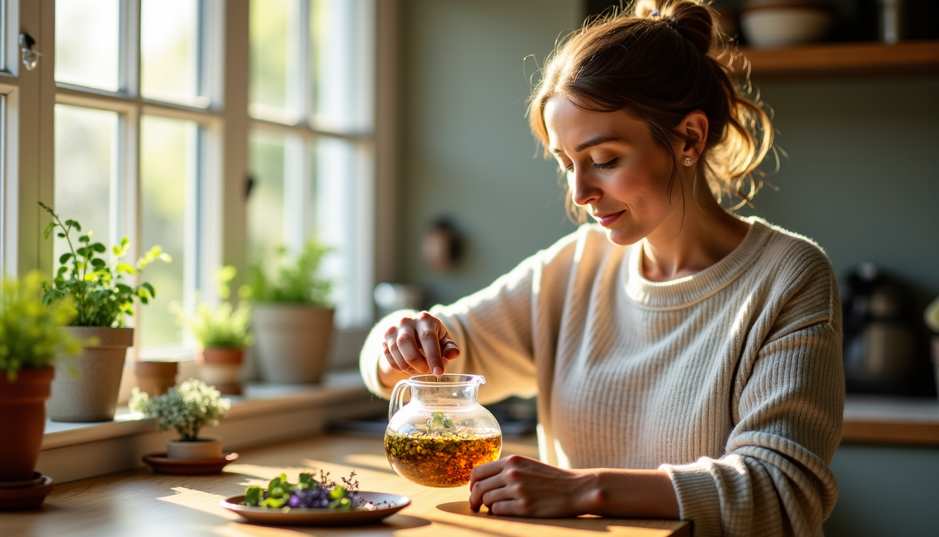 Illustration : au-delà de l'eau, certaines boissons peuvent offrir un — alimentation anti-stress : ce qu'il faut manger pour apaiser votre anxiété