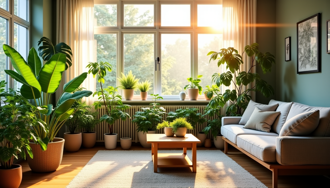 Illustration : intégrer des plantes d'intérieur est une manière simple — transformer votre habitat en un véritable sanctuaire de bien-être ?