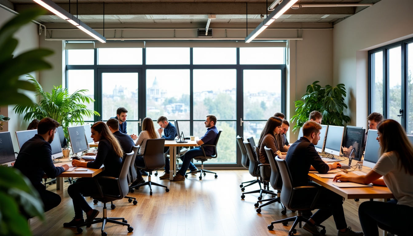 location de bureau à lyon : comment trouver l'espace idéal pour votre entreprise ? — l'aménagement intérieur doit soutenir la collaboration et le