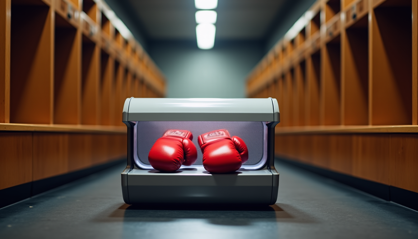 s&eacute;choir de gant de boxe : la solution ultime contre les mauvaises odeurs &mdash; la combinaison d'un flux d'air constant et d'une