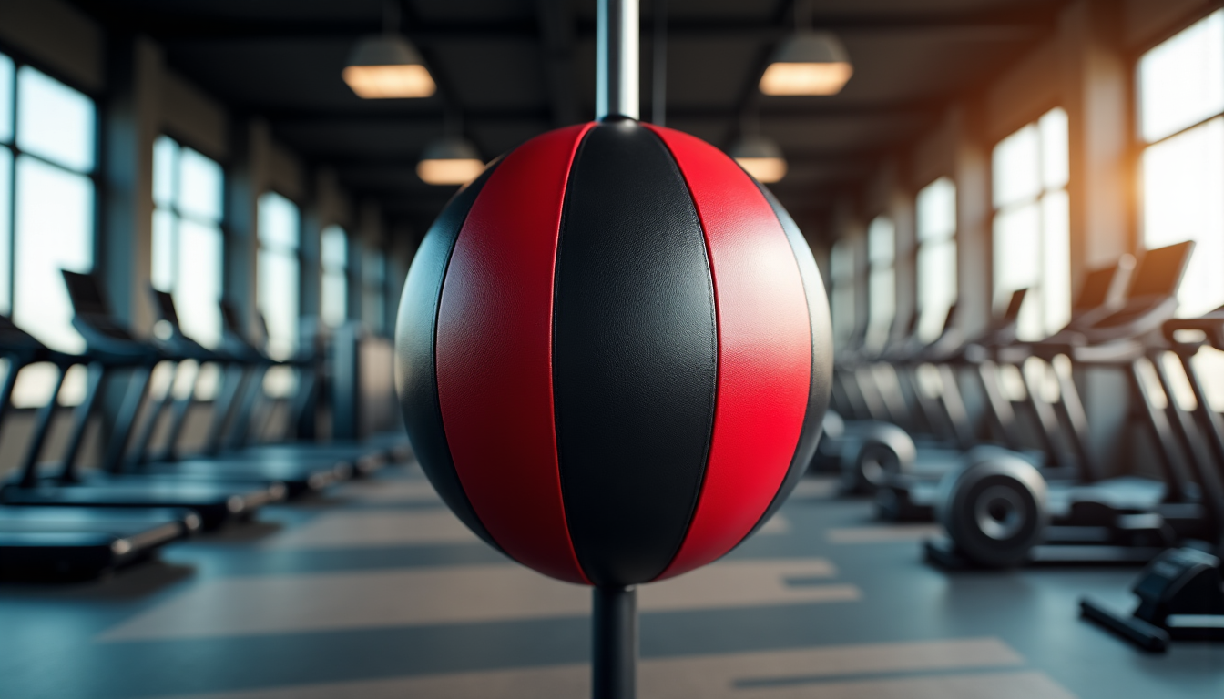 Illustration : la durabilité de votre équipement dépend directement de — punching ball à barre rotative : l’outil ultime pour booster vos réflexes et vos esquives