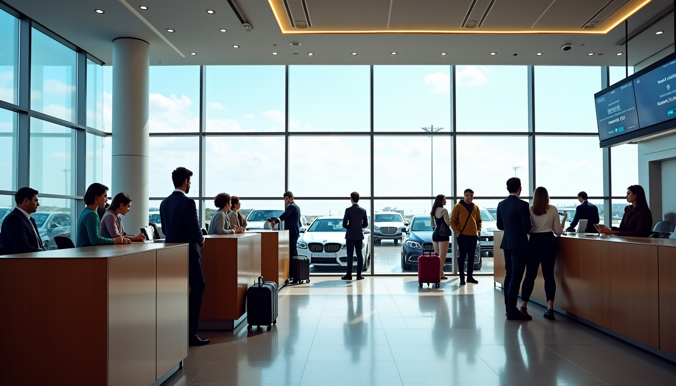 Illustration : "la flexibilité des modes de paiement, qu'il s'agisse — réussir sa location de voiture à l'aéroport de casablanca ?