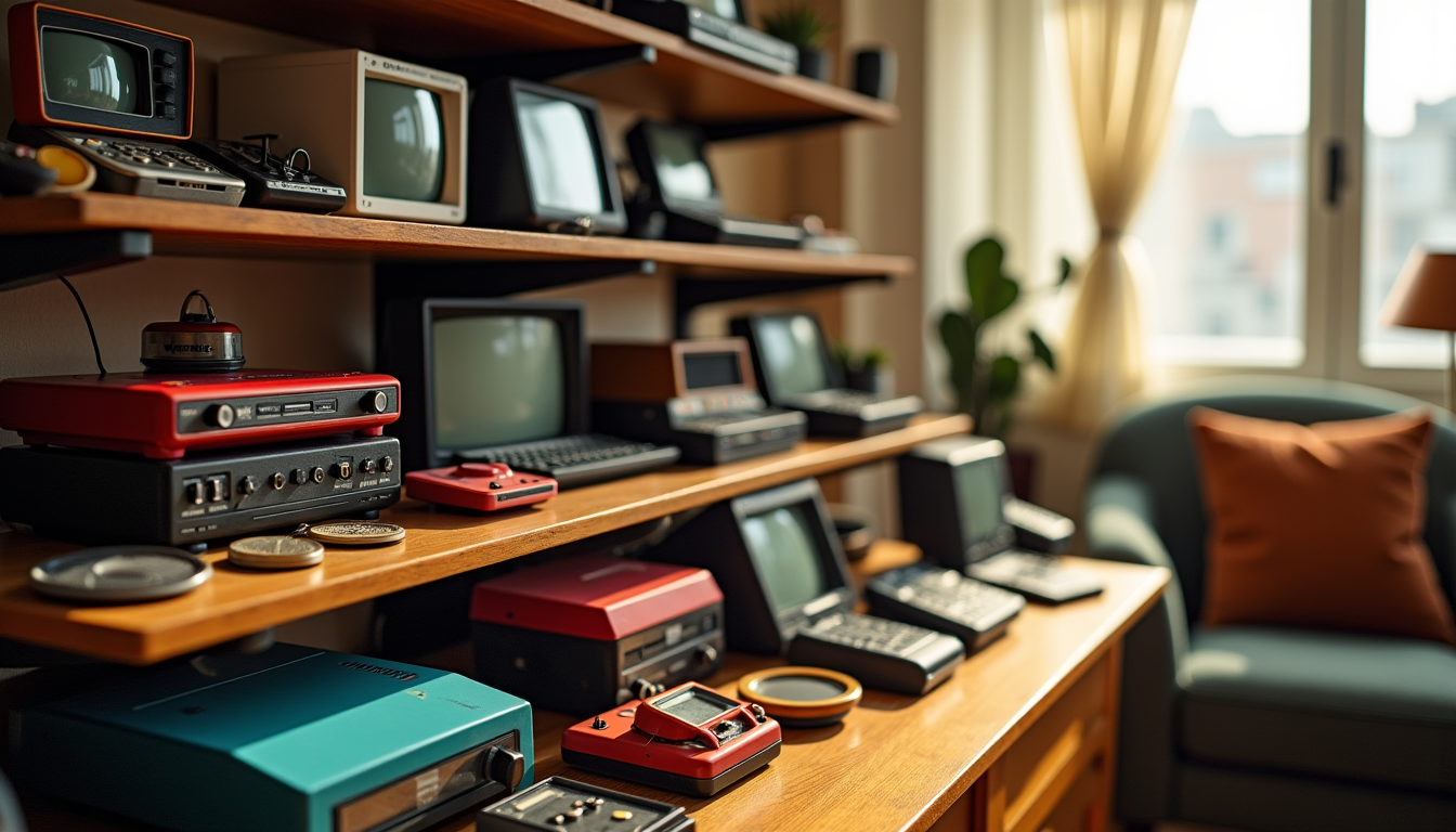 objets geek les plus insolites à collectionner — l'évolution rapide de la technologie a laissé derrière