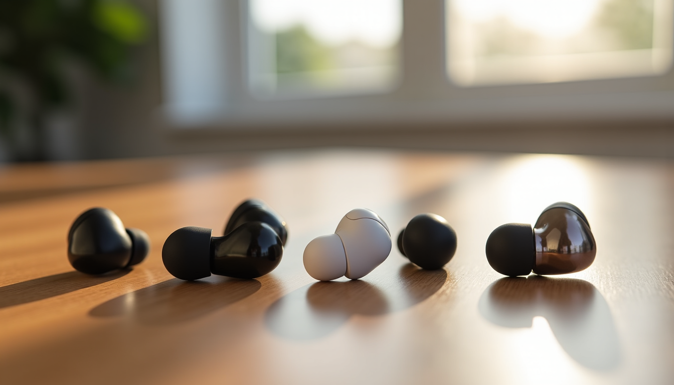 Illustration : fférents types d'embouts pour les modèles intra-auriculaires afin — comparatif high-tech : les meilleurs appareils du moment