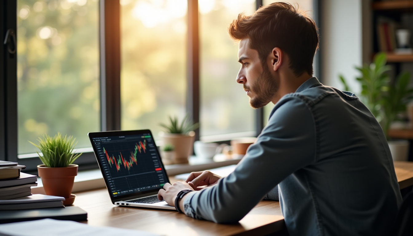 Illustration : robo-advisors gestion automatisée, portefeuilles personnalisés, frais bas dès — investir en bourse avec peu d’argent : est-ce rentable ?