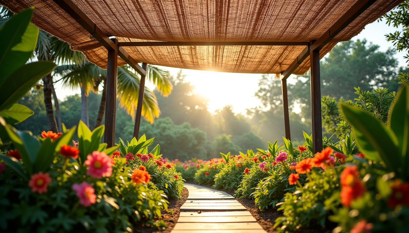 toile de coco pour coin ombragé : pourquoi est-ce le meilleur choix naturel ? — qu'il s'agisse des rayons uv intenses, de la