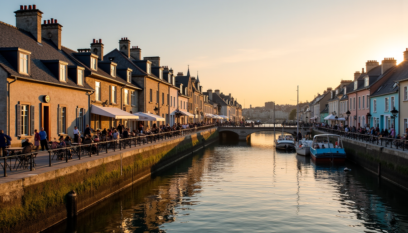 explorez l'évolution immobilière à auray et ses alentours — les quartiers comme le port de saint-goustan, avec