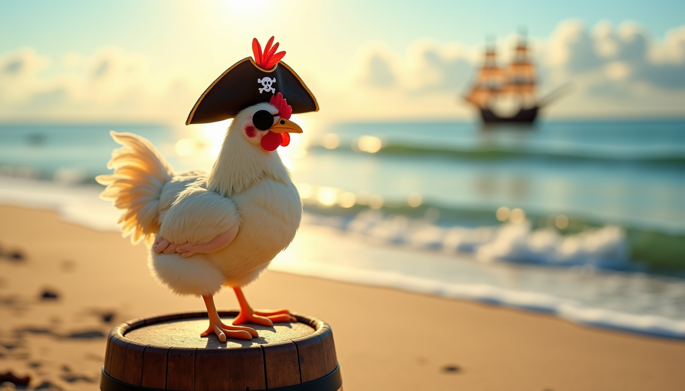 chicken pirate : pourquoi ce poulet pirate envahit internet ? — le succès du chicken pirate poulet ne s'explique