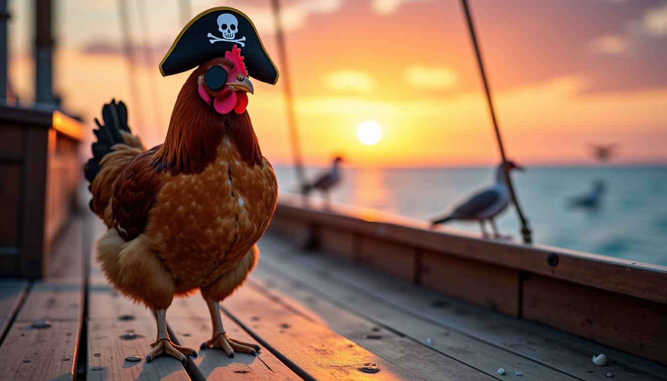 Illustration : il est souvent judicieux de fixer des objectifs — chicken pirate : pourquoi ce poulet pirate envahit internet ?