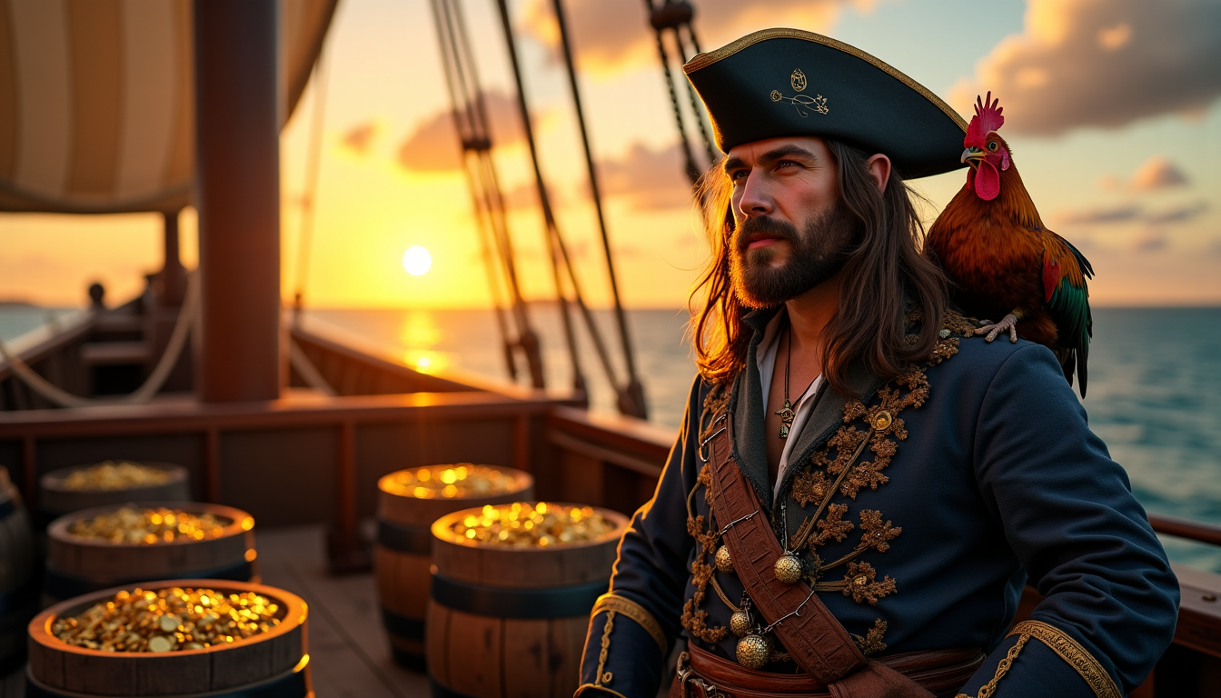 Illustration : de votre capital initial en une seule fois. — chicken pirate : comment décrocher les plus gros multiplicateurs ?