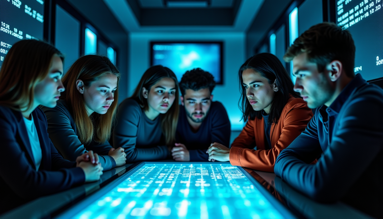 Illustration : la tension palpable avant chaque crash, l'excitation de — jeu squid gamebler : comment optimiser vos chances sans vous faire éliminer ?