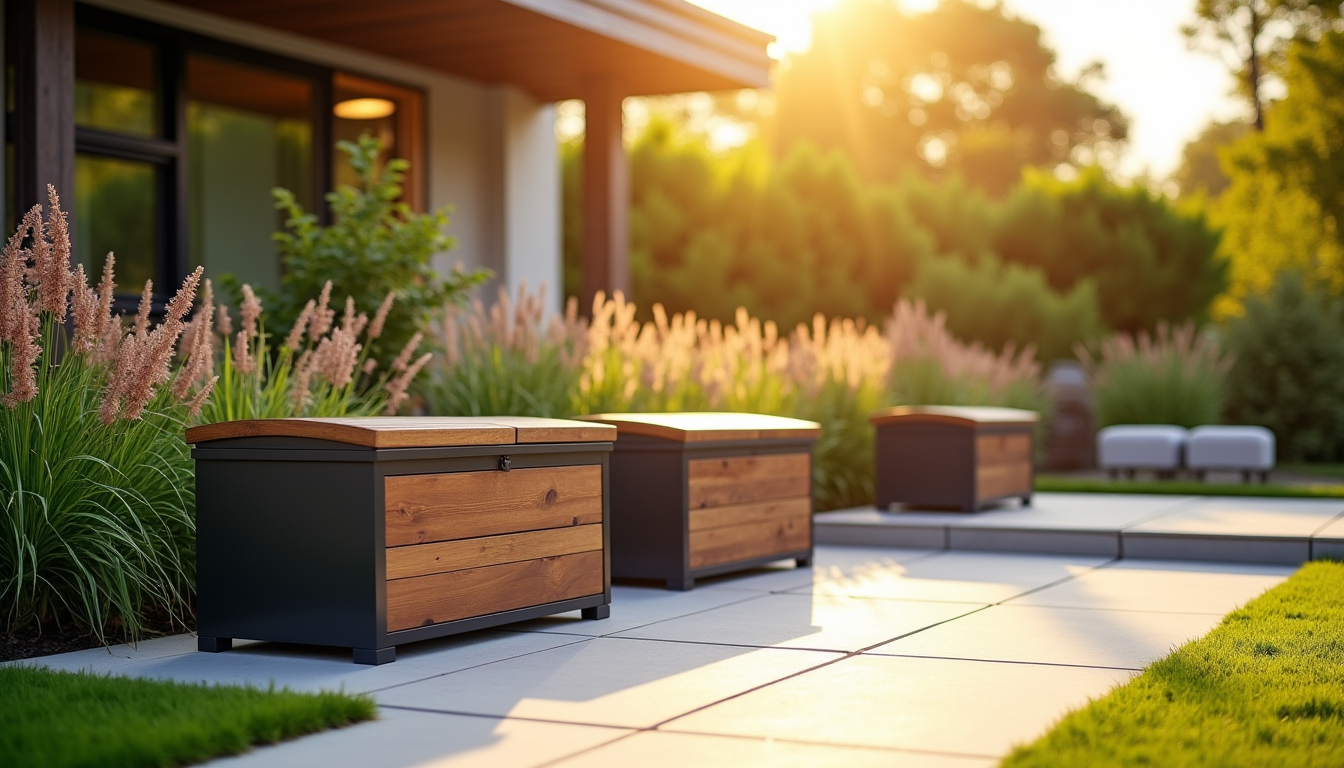 Illustration : le rangement extérieur est également essentiel pour maintenir — aménagement intérieur et extérieur : les tendances équipements à ne pas manquer