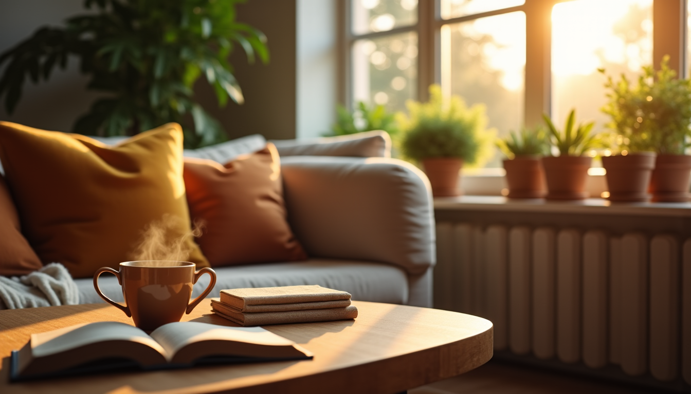 créer une ambiance cocooning dans son salon sans se ruiner ? — l'heure de la journée ou l'activité, offrant une