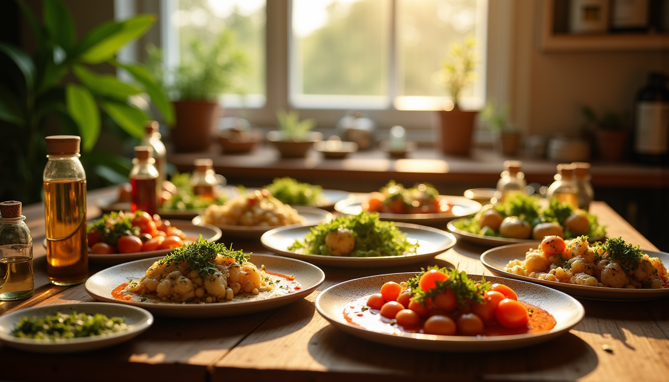 Illustration : expérimenter avec des infusions, des huiles essentielles de — 7 astuces pour sublimer vos plats faits maison