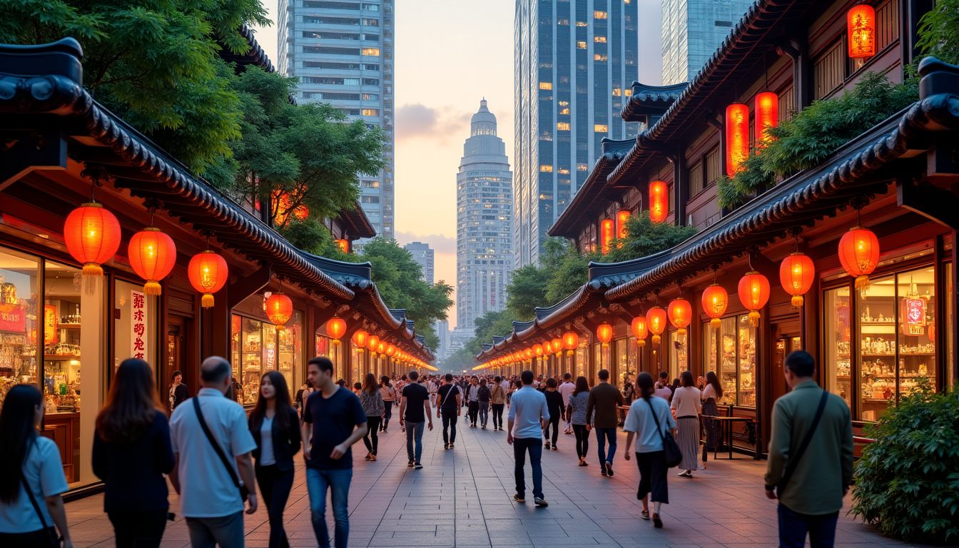 Illustration : cette modernité ne se contente pas de coexister — ce que les voyageurs ne savent pas encore sur l'asie