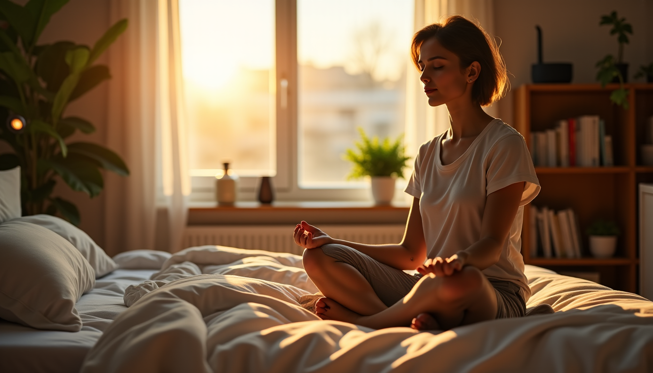 cultivez votre sérénité pour une vie pleine d'énergie — pour optimiser votre repos nocturne, instaurez une routine