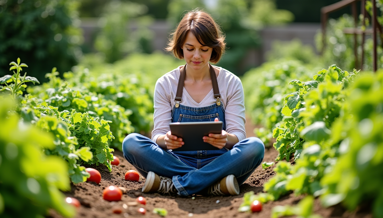 potager : créer un journal de culture illustré en ligne — la réussite de votre journal de potager en