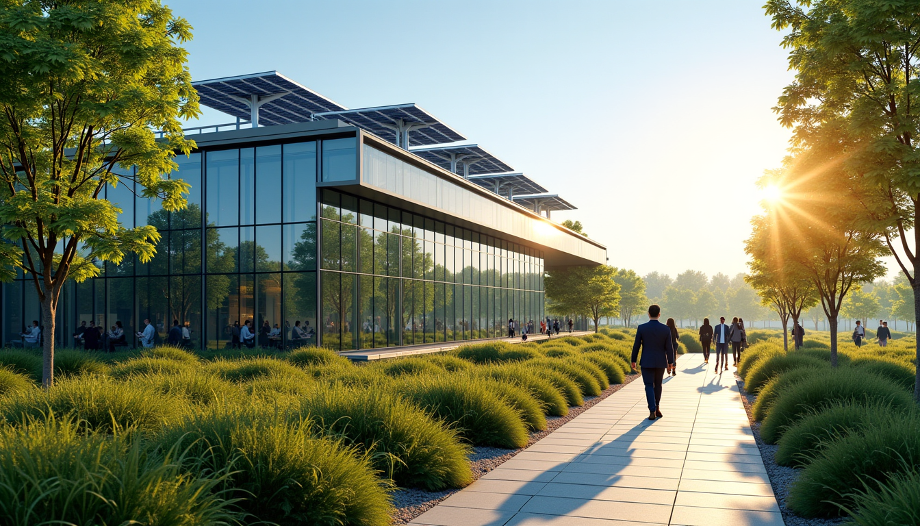 Illustration : "l'entreprise durable n'est pas celle qui fait de — réinventez votre entreprise pour un futur durable