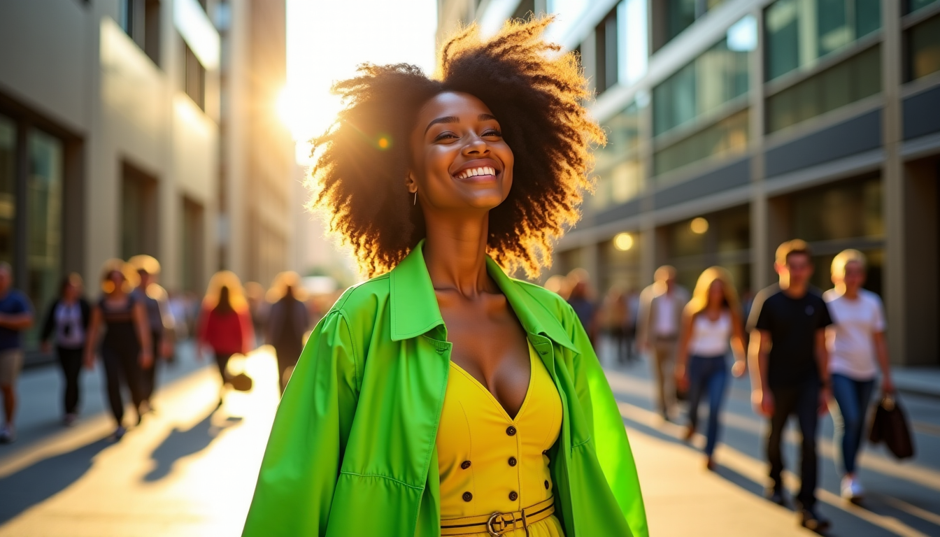 Illustration : "la mode n'est pas seulement une question de — la mode influence notre moral : le pouvoir du dopamine dressing