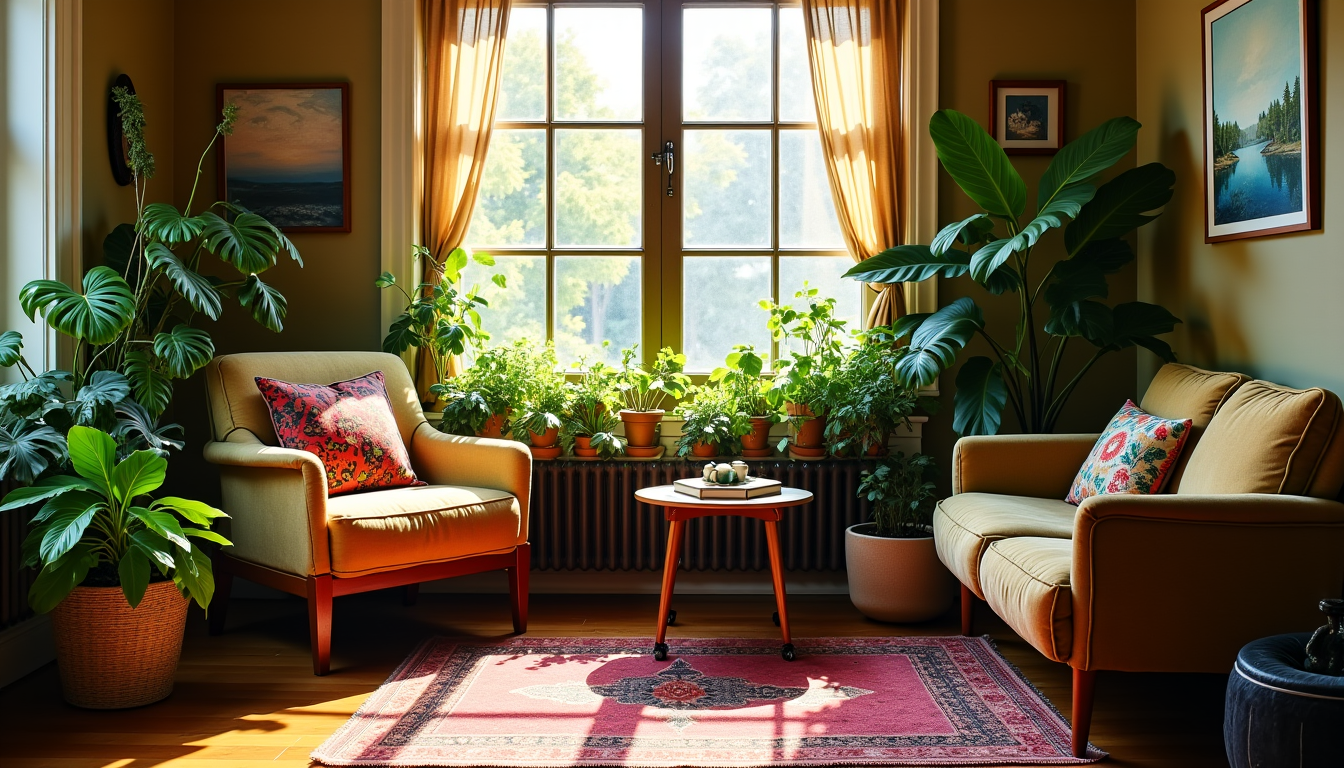 Illustration : la création d'un sanctuaire personnel passe par la — l'influence subtile de la décoration sur le bien-être mental